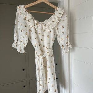 Reformation Rosebud Indio Dress Size Small